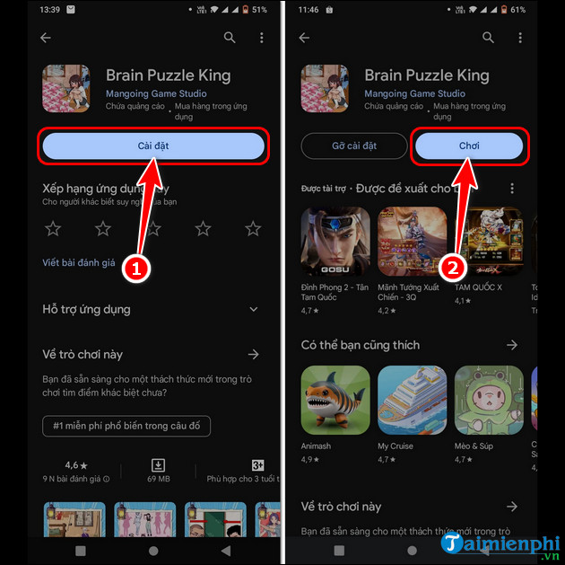 How to download and play Brain Puzzle King on your phone Picture 1