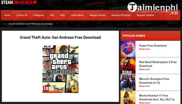 Picture 3 of How to download and play GTA San Andreas for Windows 10