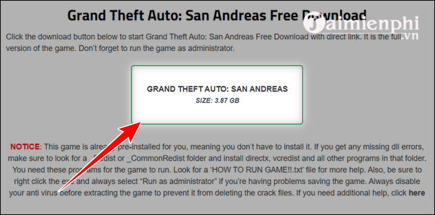 Picture 4 of How to download and play GTA San Andreas for Windows 10