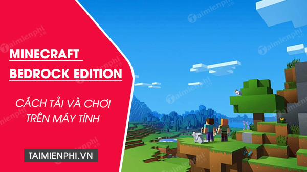 Picture 1 of How to download and play Minecraft Bedrock Edition on your computer