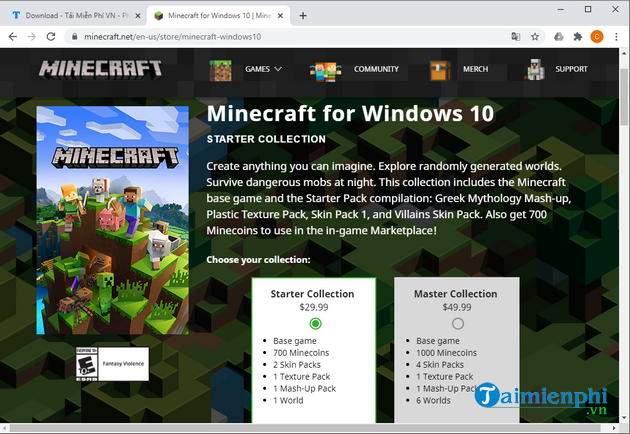 Picture 2 of How to download and play Minecraft Bedrock Edition on your computer