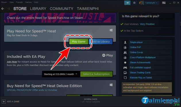 How to download and play Need for Speed ​​Heat for free Picture 3