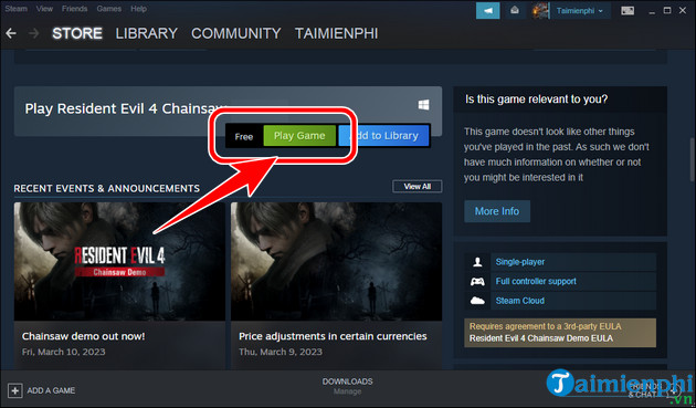 How to download and play Resident Evil 4 Chainsaw PC for free on Steam Picture 3