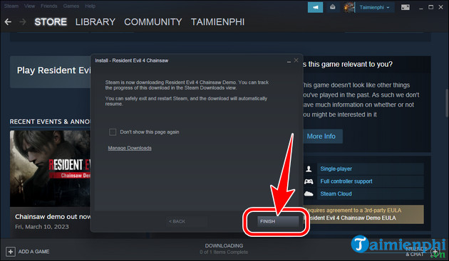 How to download and play Resident Evil 4 Chainsaw PC for free on Steam Picture 6