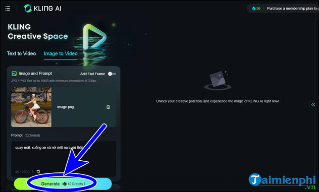 How to download and use Kling AI to create videos from available text and images Picture 9