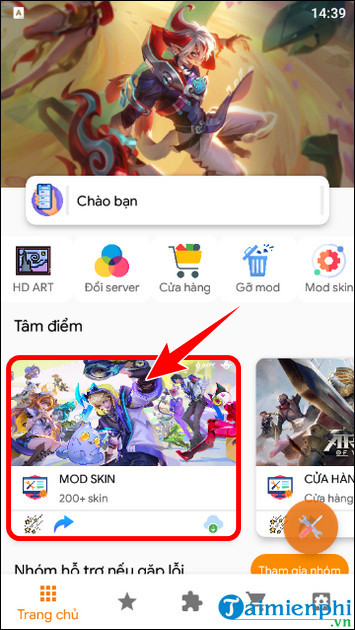 How to download and use Nox Mod Skin Lien Quan on phone Picture 3