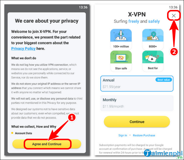 Picture 3 of How to download and use X-VPN for free on Android, iPhone, and PC.