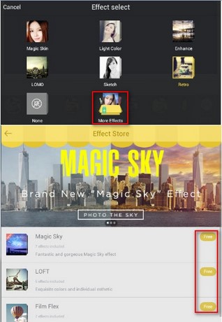 How to download Camera 360 to Android phones and iPhones to edit and take photos Picture 6