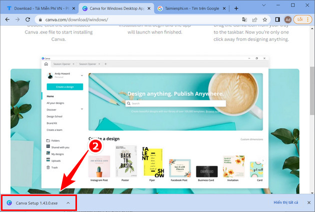 How to download Canva to your computer or laptop Picture 3