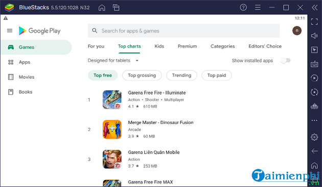 Picture 8 of How to download Google Play Store to your computer, install Google Play on PC for free.