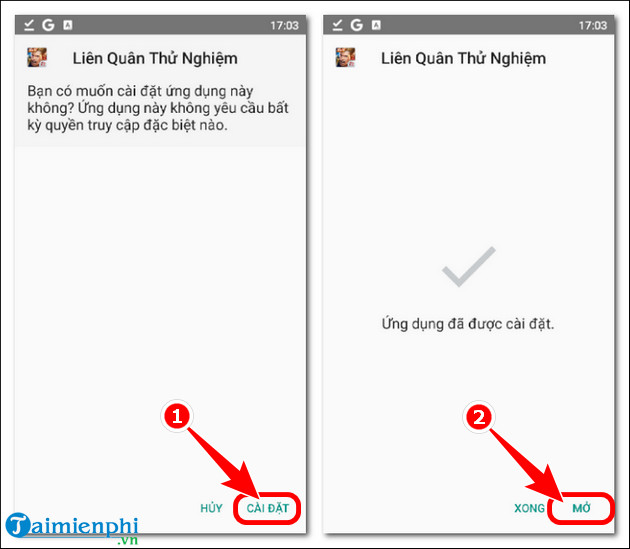 How to download Lien Quan trial on iOS and Android phones Picture 4