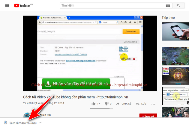 Picture 6 of How to download MP3s from YouTube online without using software.