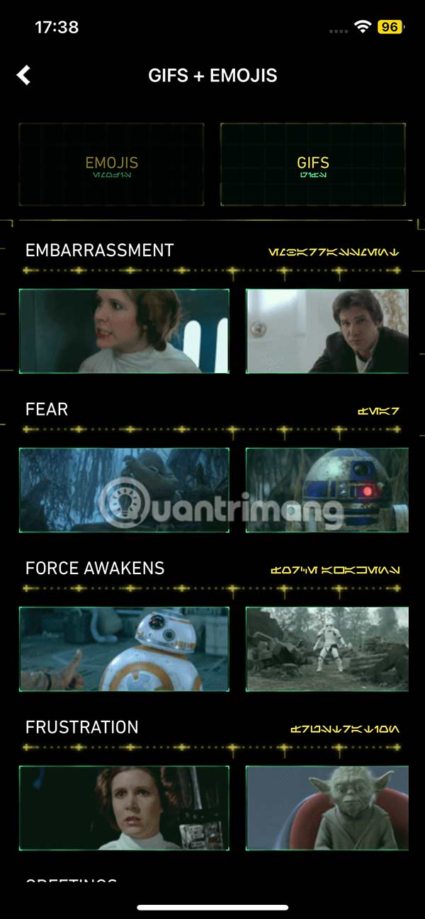 Instructions for downloading Star Wars emoji for iPhone Picture 3