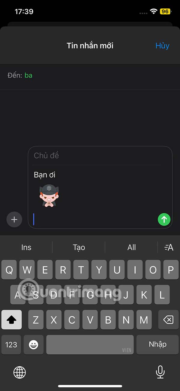 Instructions for downloading Star Wars emoji for iPhone Picture 6