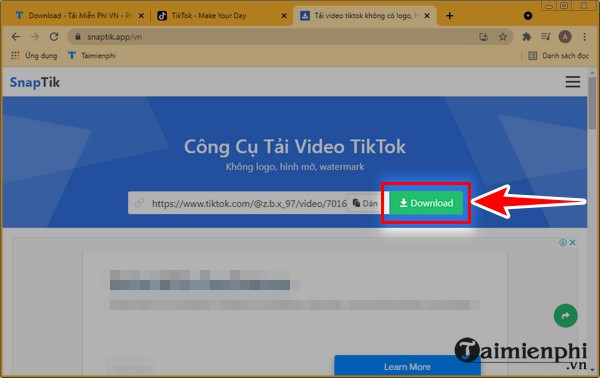 Picture 11 of How to download TikTok videos without a watermark using Snaptik - extremely simple.