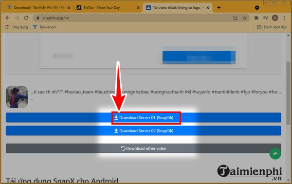 Picture 12 of How to download TikTok videos without a watermark using Snaptik - extremely simple.