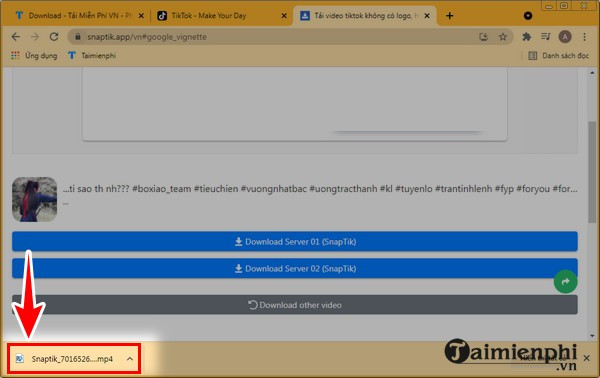 Picture 13 of How to download TikTok videos without a watermark using Snaptik - extremely simple.