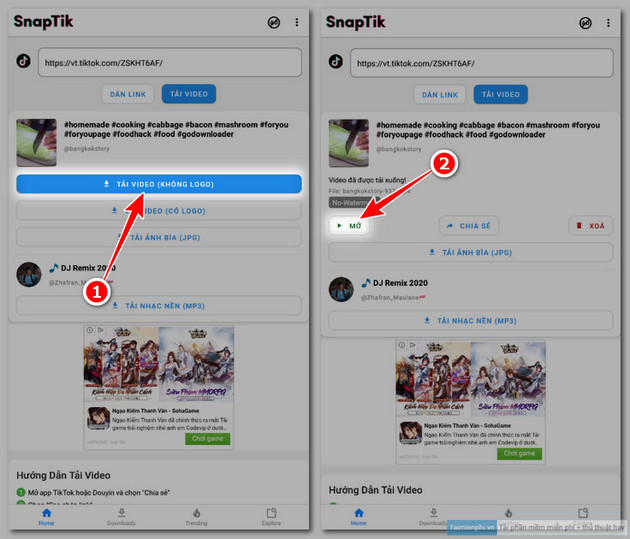 How to download TikTok videos without logo on your phone Picture 12