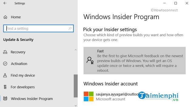 How to download Windows 10 20H2 Insider version Picture 1