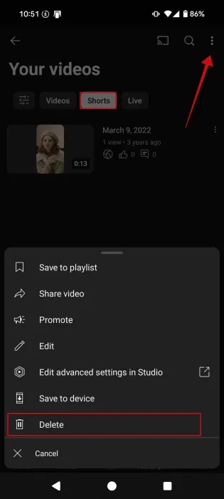 Picture 5 of How to download YouTube Shorts