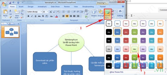 How to draw a beautiful, professional mind map in Powerpoint Picture 7