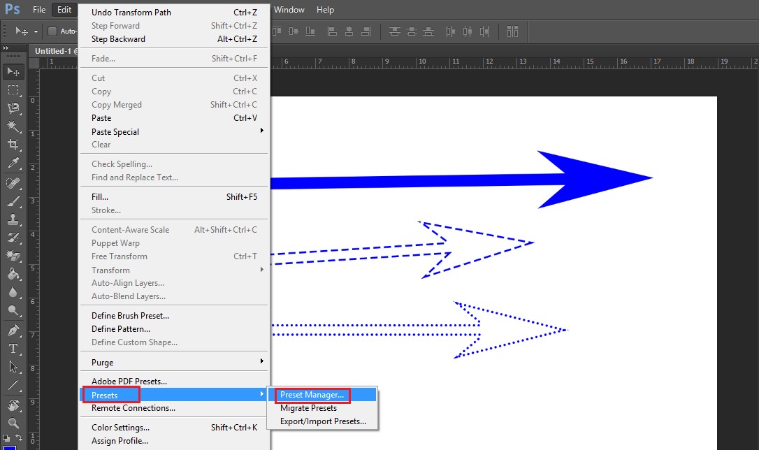 How to Draw Arrows in Photoshop with 3 Simple Tools Picture 6