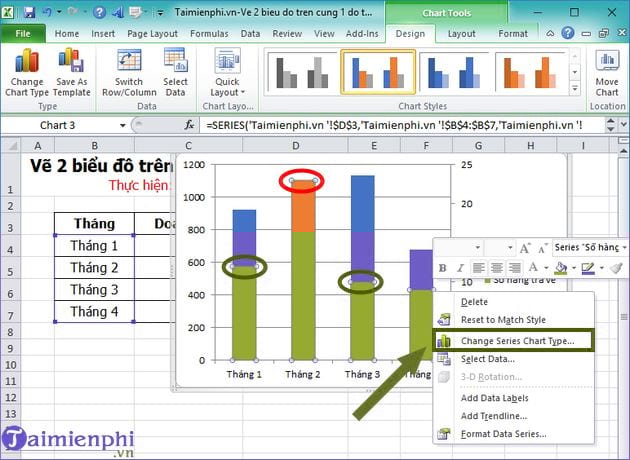 How to draw charts and graphs in Excel simply and quickly Picture 7
