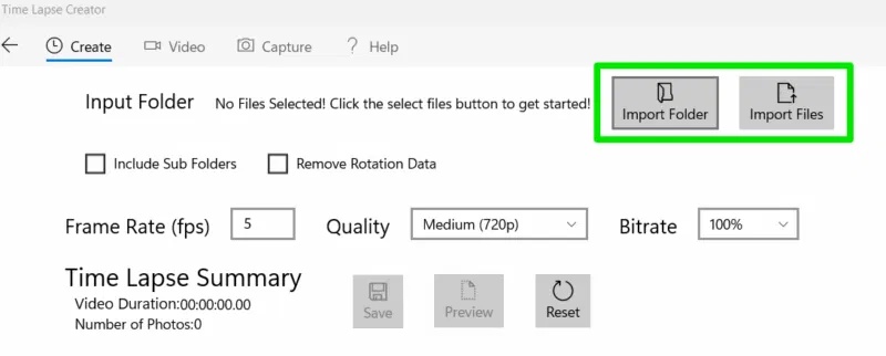 How to Easily Create Time-lapse Videos from Photos on Windows Picture 1