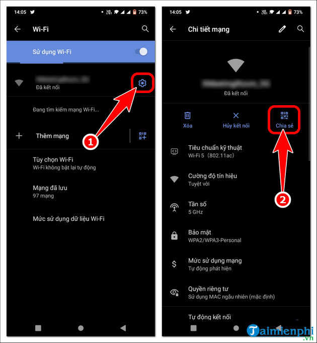 Picture 3 of How to easily share Wi-Fi on iPhone and Android.