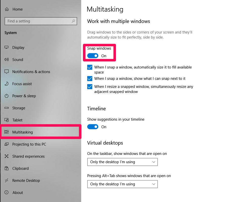 Picture 3 of How to easily split the screen on a Windows or Macbook computer.