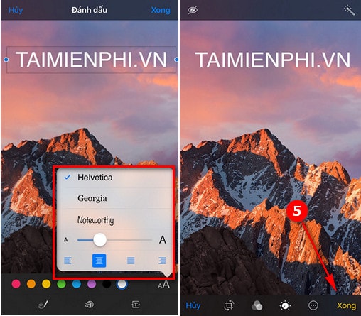 Picture 3 of How to edit and add watermarks to photos on iOS 10 is simple.
