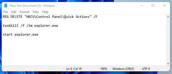 How to edit and reset Windows 11 Action Center Picture 4