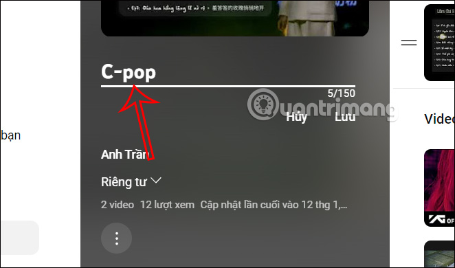 How to edit and share YouTube playlists Picture 3
