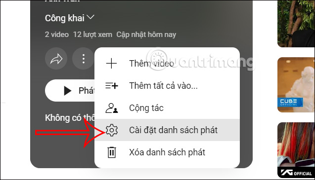 How to edit and share YouTube playlists Picture 5