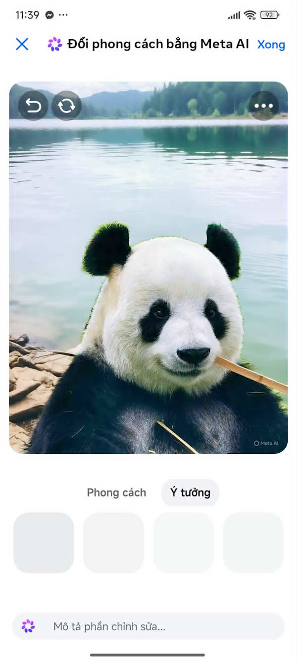 Picture 10 of How to edit images using AI in Messenger