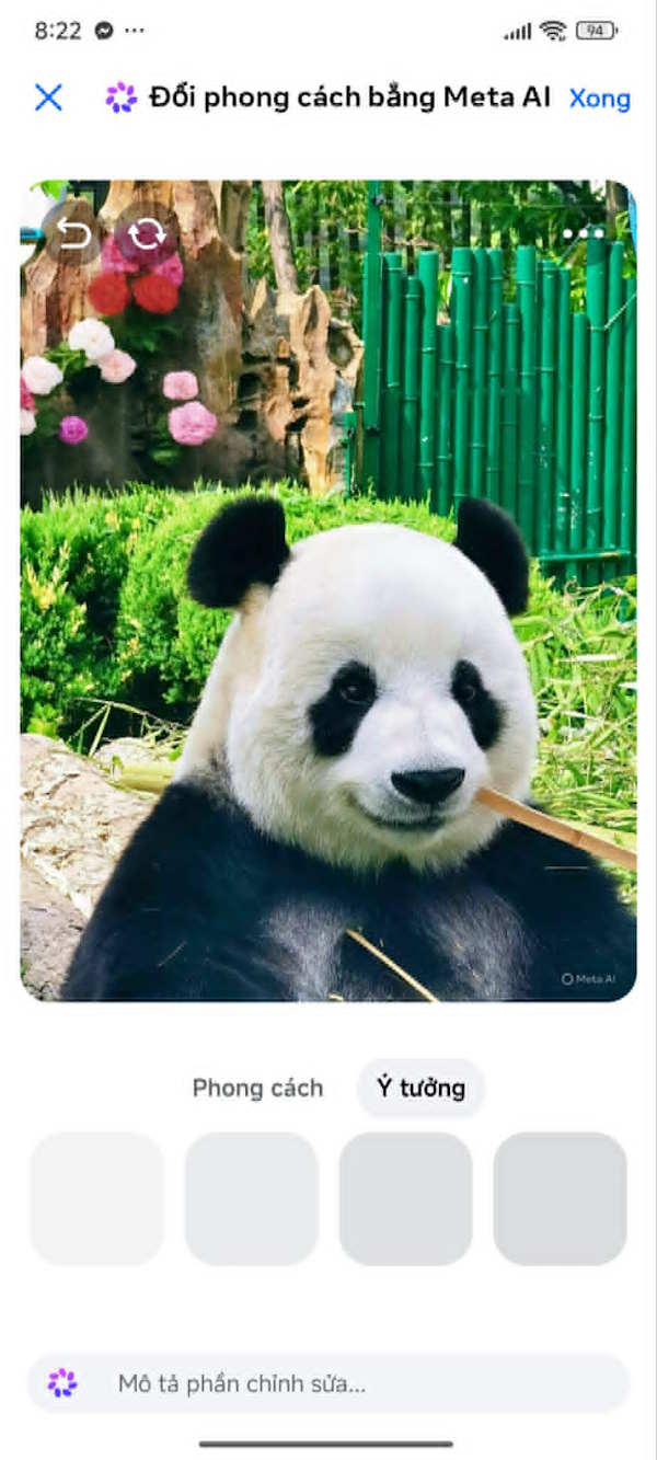 Picture 5 of How to edit images using AI in Messenger
