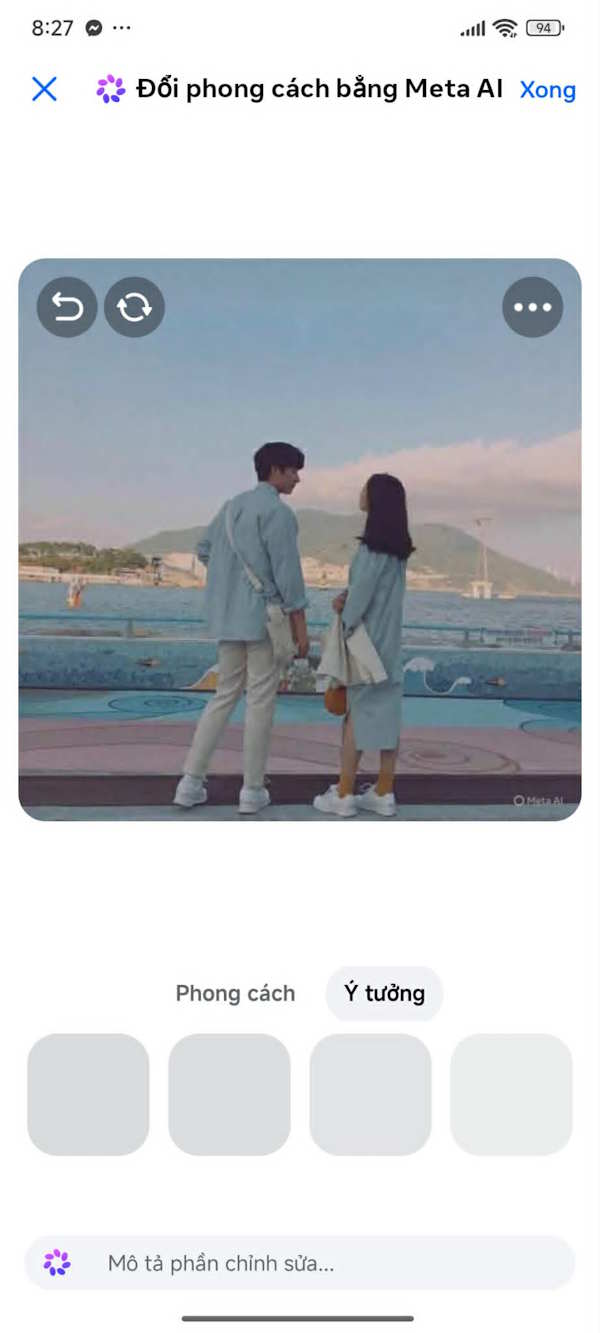 Picture 7 of How to edit images using AI in Messenger