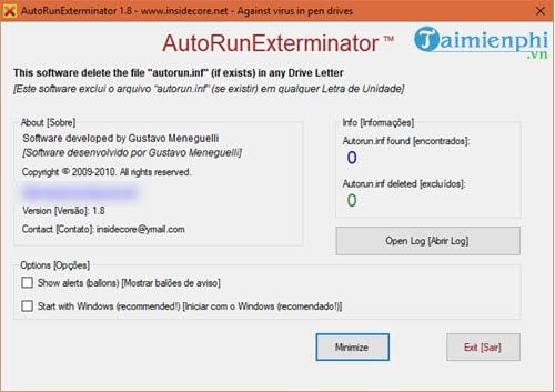How to effectively remove Shortcut Virus on computer and USB Picture 1