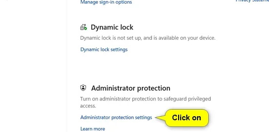 How to enable Admin protection in Windows approval mode Picture 2