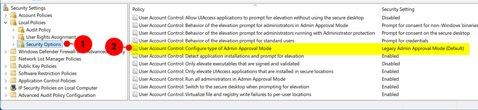 How to enable Admin protection in Windows approval mode Picture 4