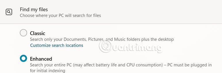 How to enable advanced search in Windows 11 Picture 3
