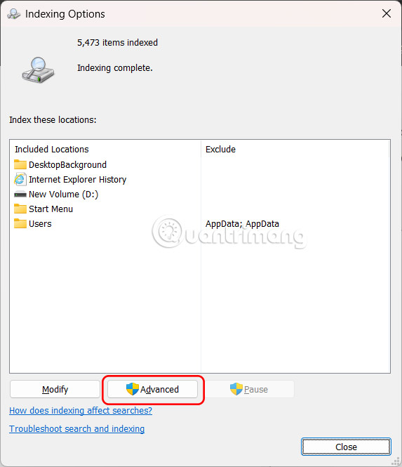 How to enable advanced search in Windows 11 Picture 5