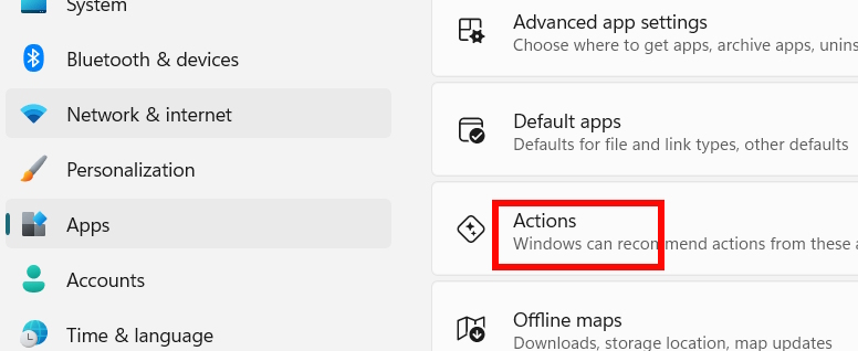 images 1 of How to enable and disable AI Actions in Windows 11