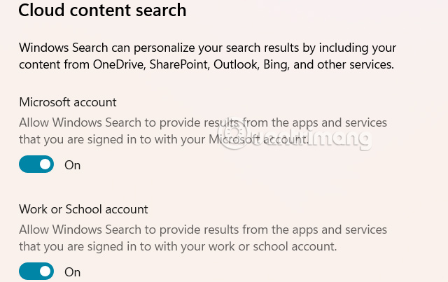 How to enable cloud storage file search on Windows 11 Picture 3