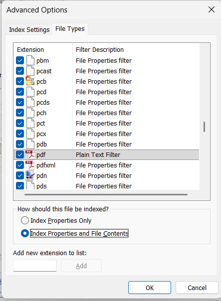 How to enable PDF content indexing in Windows Search Picture 5
