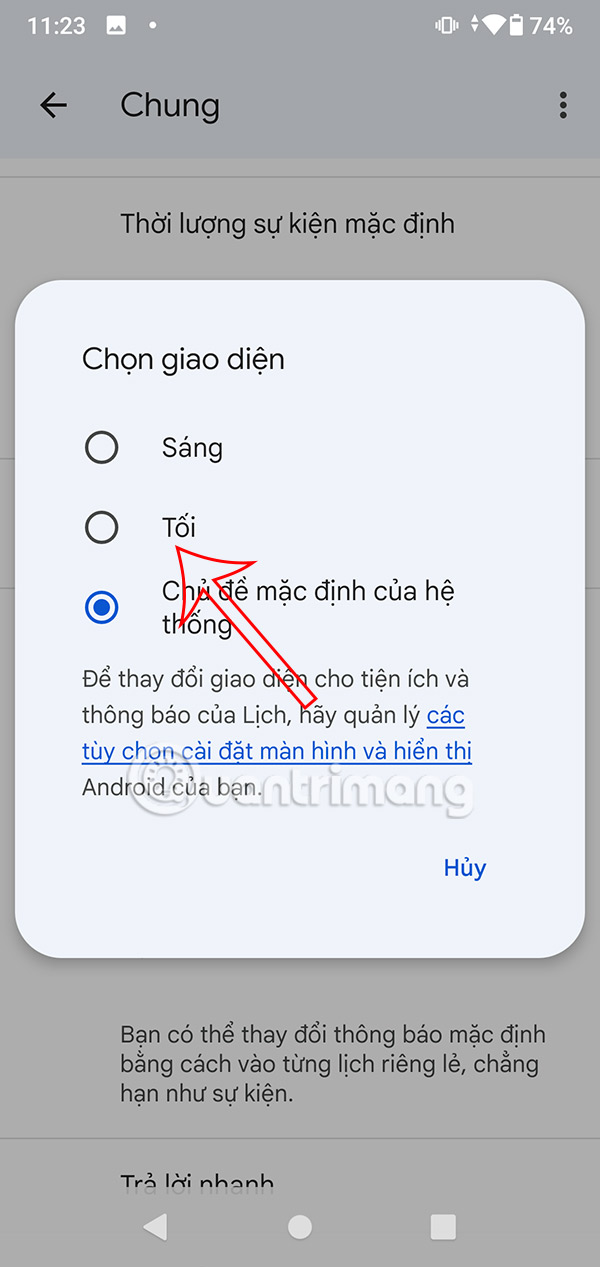 How to enable Dark Mode for Google Calendar Picture 11