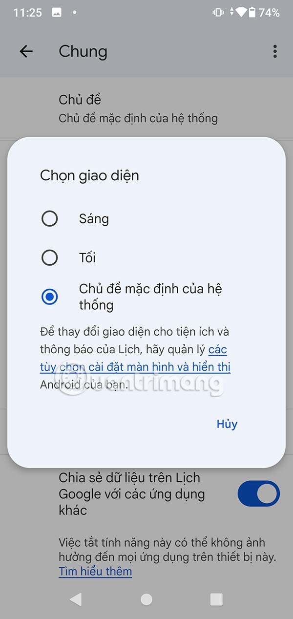 How to enable Dark Mode for Google Calendar Picture 14