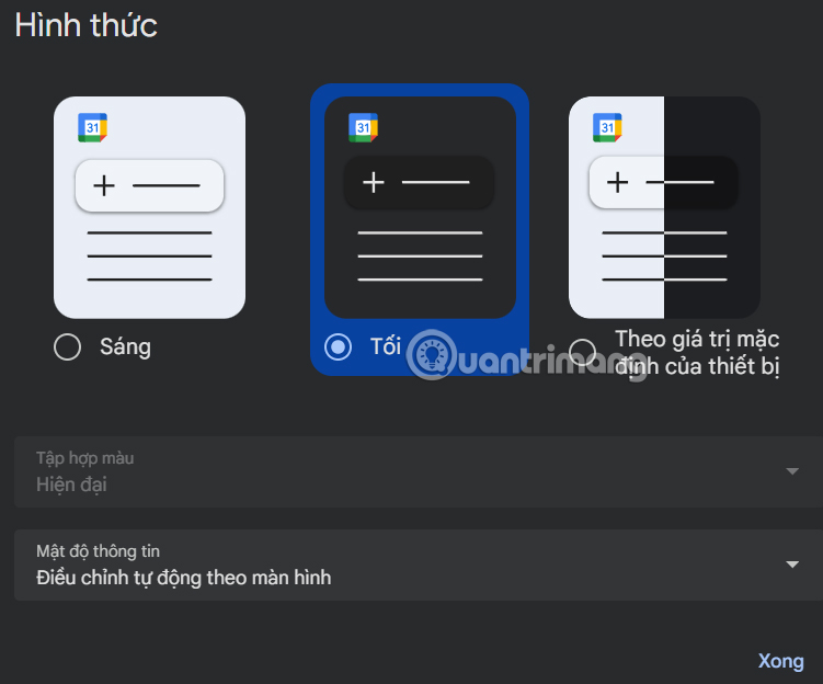 How to enable Dark Mode for Google Calendar Picture 3