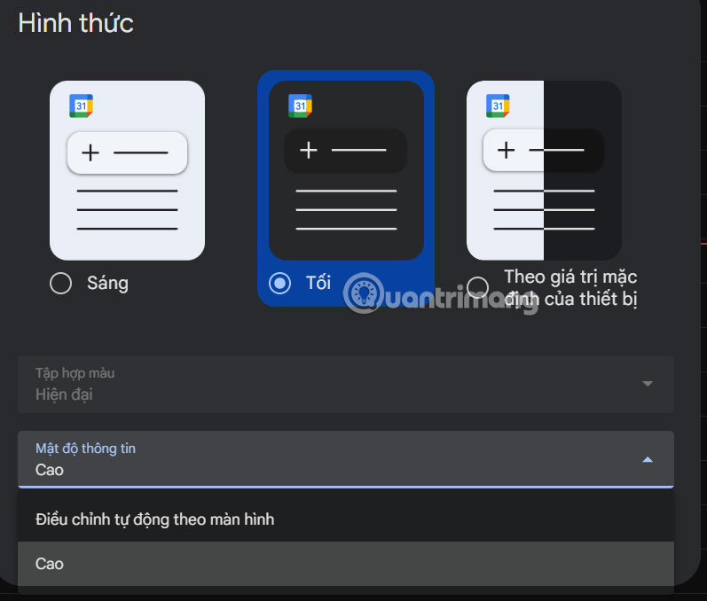 How to enable Dark Mode for Google Calendar Picture 5