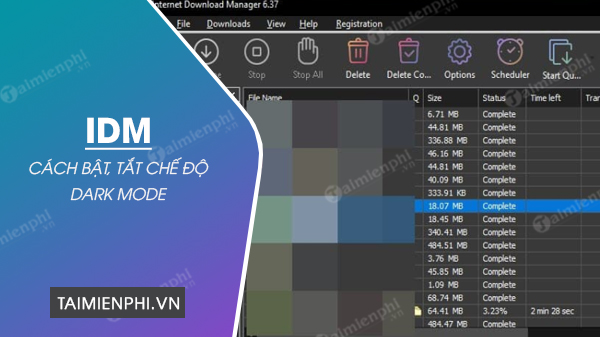 Picture 1 of How to enable Dark Mode in IDM